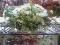 Композиция из хризантем